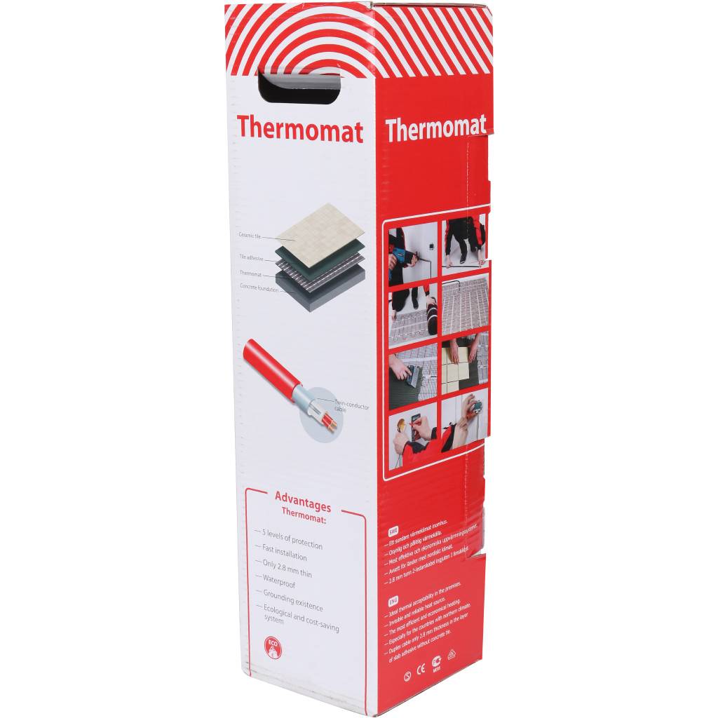 Термомат THERMO 0,6 м.кв (комплект без регулятора), TVK-130-06