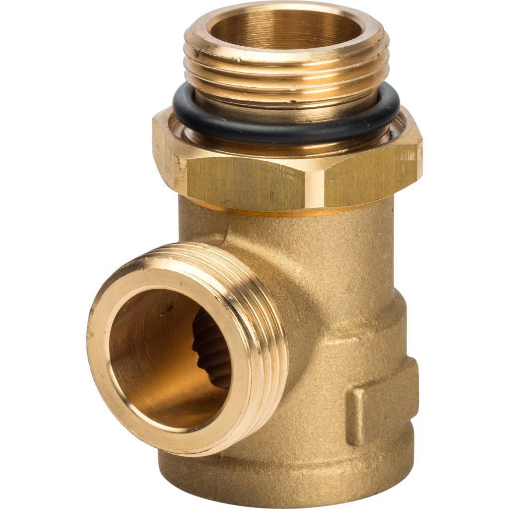 Насосно-смесительный узел STOUT с термостатическим клапаном и байпасом, без насоса, *SDG-0020-002000