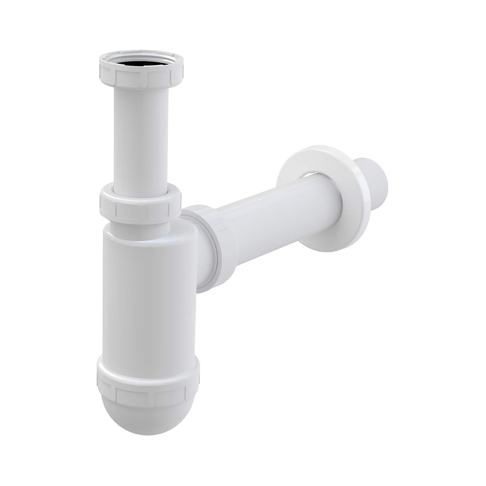 Сифон для умывальника AlcaPlast DN40 c накидной гайкой 5/4, A43