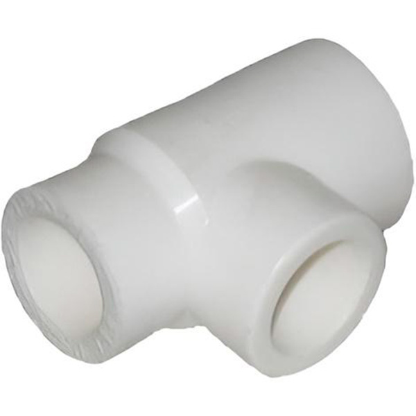 Тройник переходной Политэк 63*50*63 для полипропиленовых труб под сварку (цвет белый), 9300635063