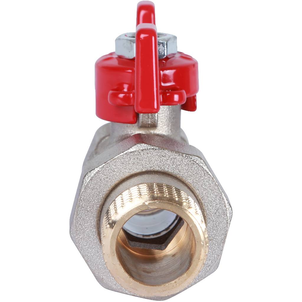 Кран шаровой ROMMER с американкой 1/2 ВН/НР, ручка бабочка, RBV-0005-0510215