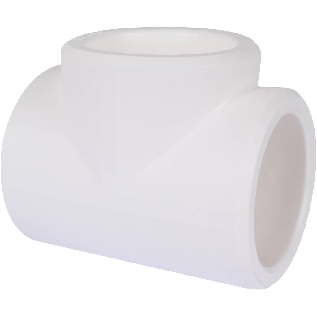 Тройник Kalde d=90 для полипропиленовых труб под сварку (цвет белый), 3212-teo-900000
