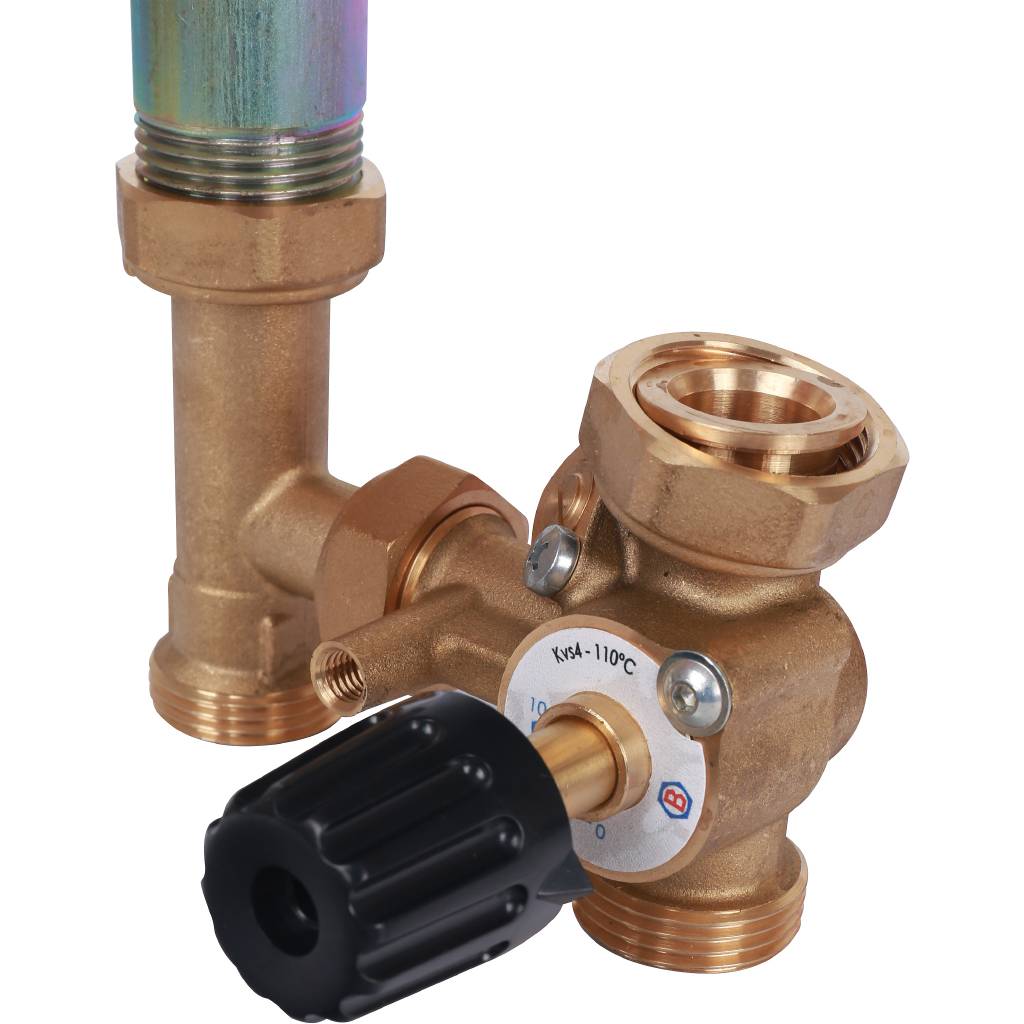 Насосная группа STOUT SDG-0007 с 3-х ходовым приводным смесителем 3/4 без насоса, SDG-0007-002001