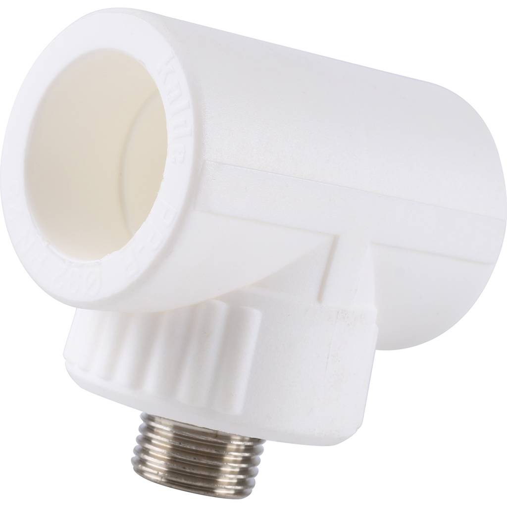 Тройник Kalde с наружной резьбой для полипропиленовых труб 32х1, 3222-tmo-321032