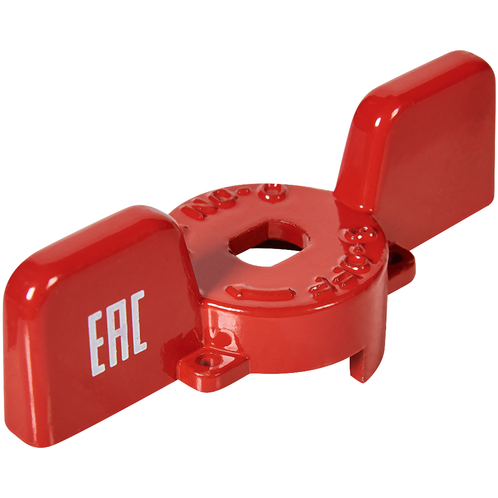 Ручка-бабочка STOUT для шарового крана STOUT 1 - 1 1/4  (Красная)