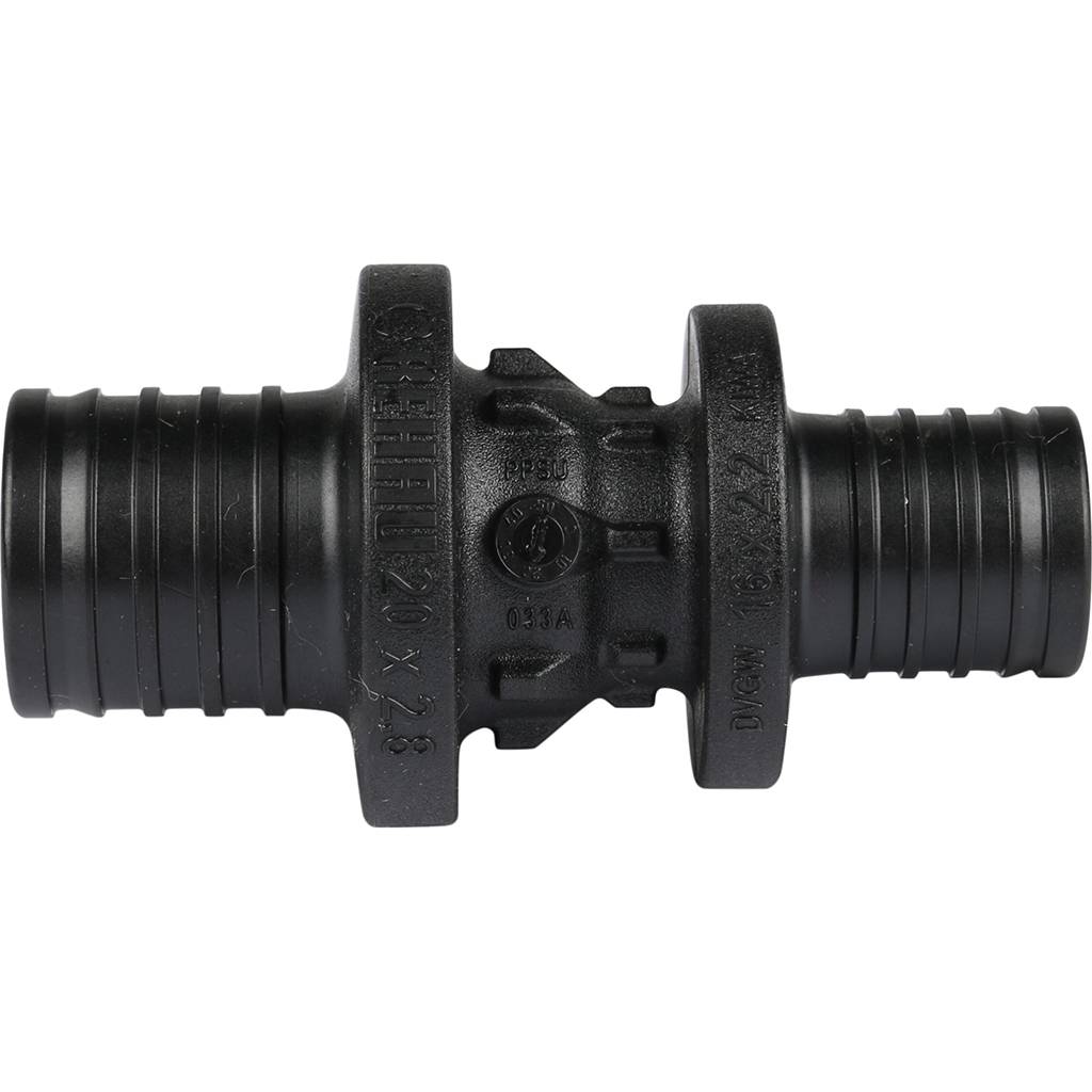 Муфта соединительная РЕХАУ RAUTITAN переходная 20-16 PX для труб из сшитого полиэтилена аксиальный