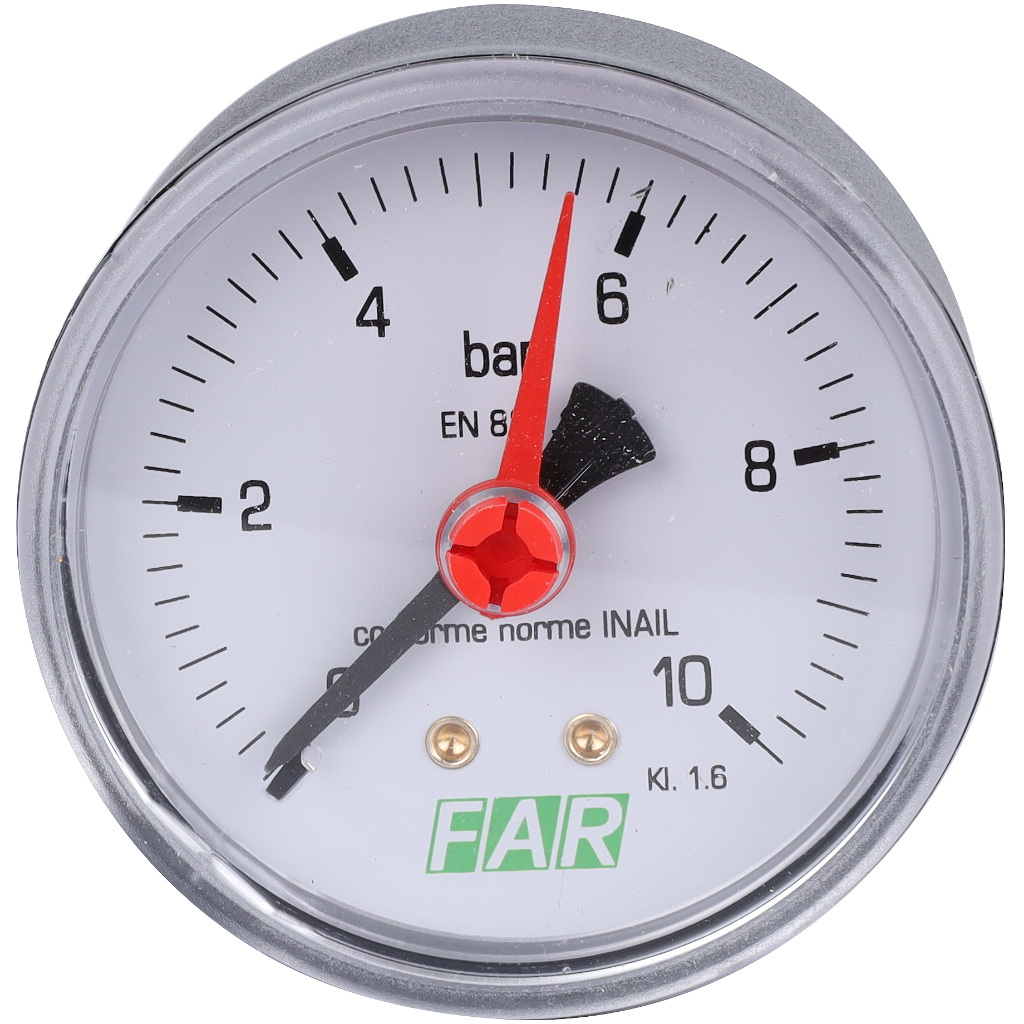 FAR  Редуктор хром. 3/4  (НР-НР), с манометром, FA 2815 34