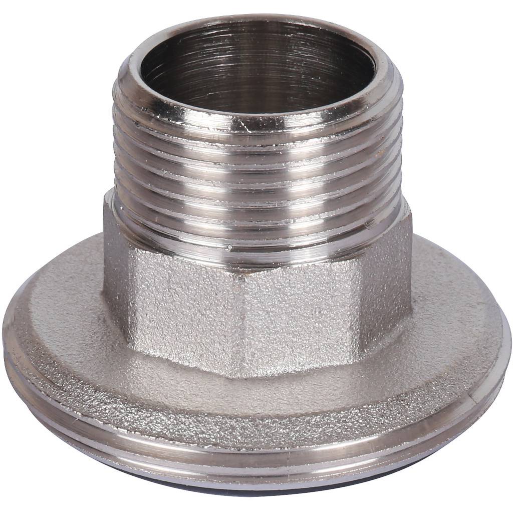 Муфта разъемная с наружной резьбой Политэк 32х3/4 для полипропиленовых труб под сварку (цвет белый), 9800003234