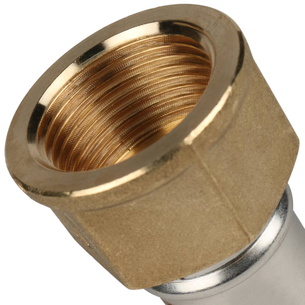 Переходник STOUT с внутренней резьбой 1 х26 для металлопластиковых труб прессовой, SFP-0002-000126