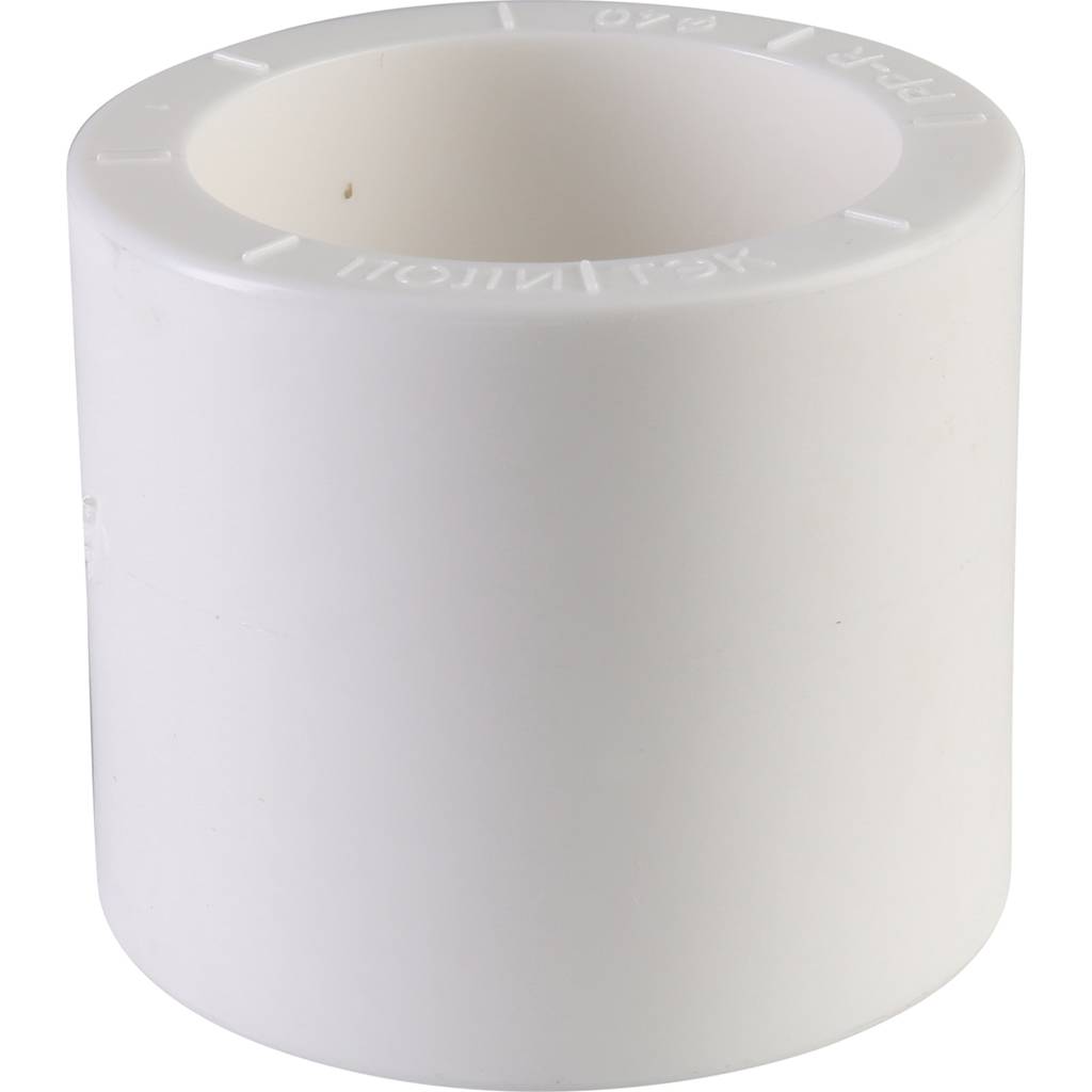 Муфта для полипропиленовых труб под сварку (цвет белый) Политэк d=40, 9000000240