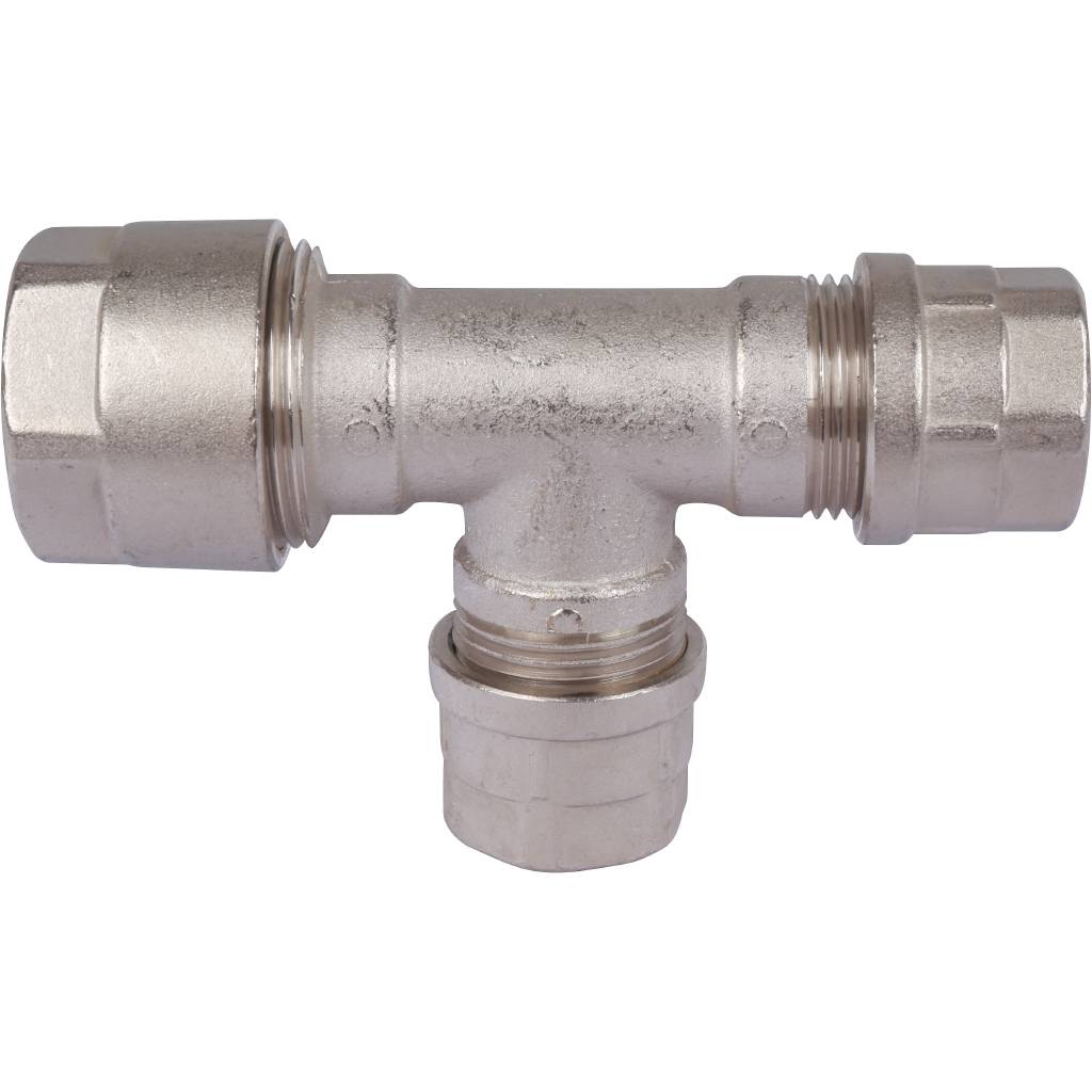 Тройник переходной Prandelli Multyrama (32.3х26.3х26.3) для металлопластиковых труб винтовой, 103.33.76.6