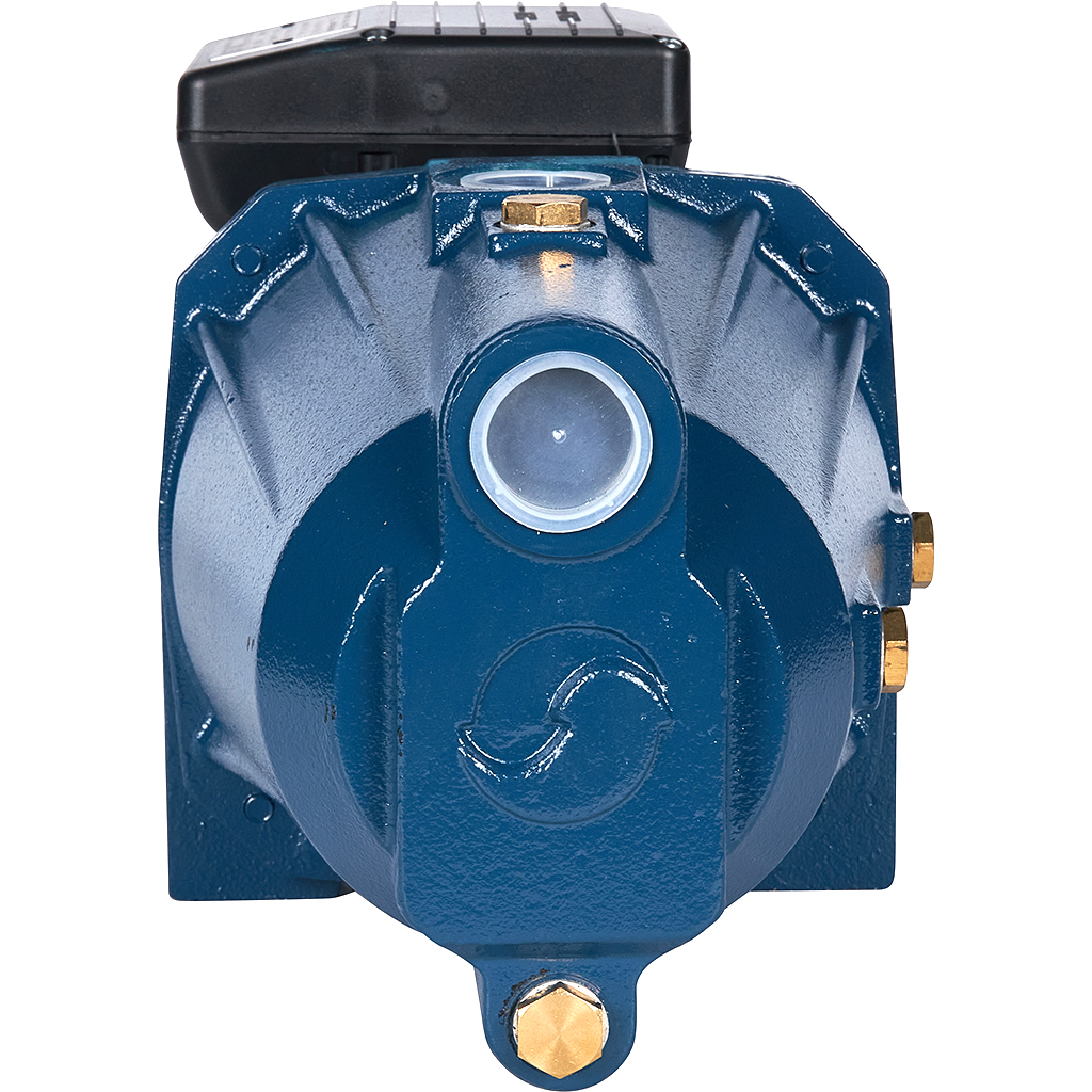 Насос поверхностный STOUT корпус-чугун,раб.колесо-латунь, Q-50л/мин, H-47,5м