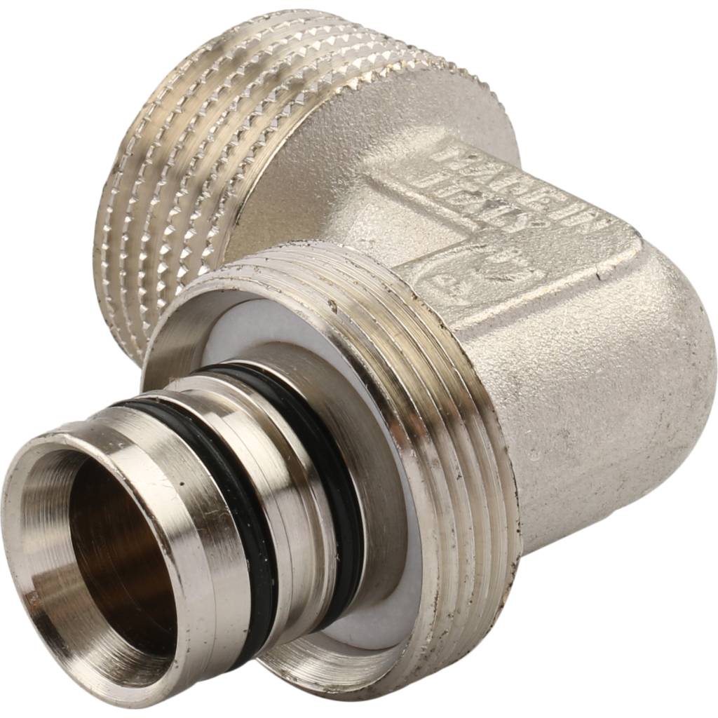 Угольник TIEMME с наружной резьбой (26х3.0х1) для металлопластиковых труб винтовой, 1600051