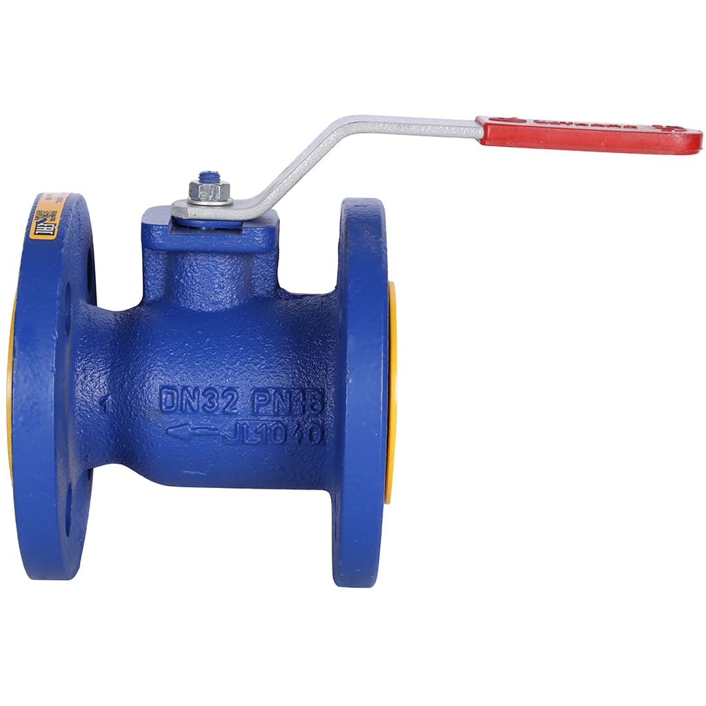 Кран шаровой ZETKAMA 565A Ду32 Ру16 фланцевый, 565A032C09