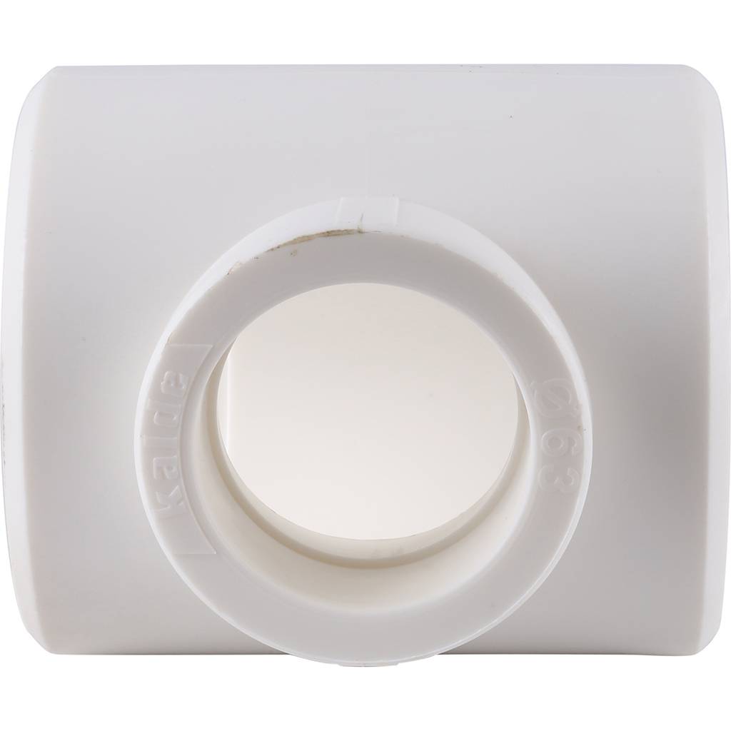 Тройник переходной Kalde 90х63х90 для полипропиленовых труб под сварку (цвет белый), 3212-tio-906390