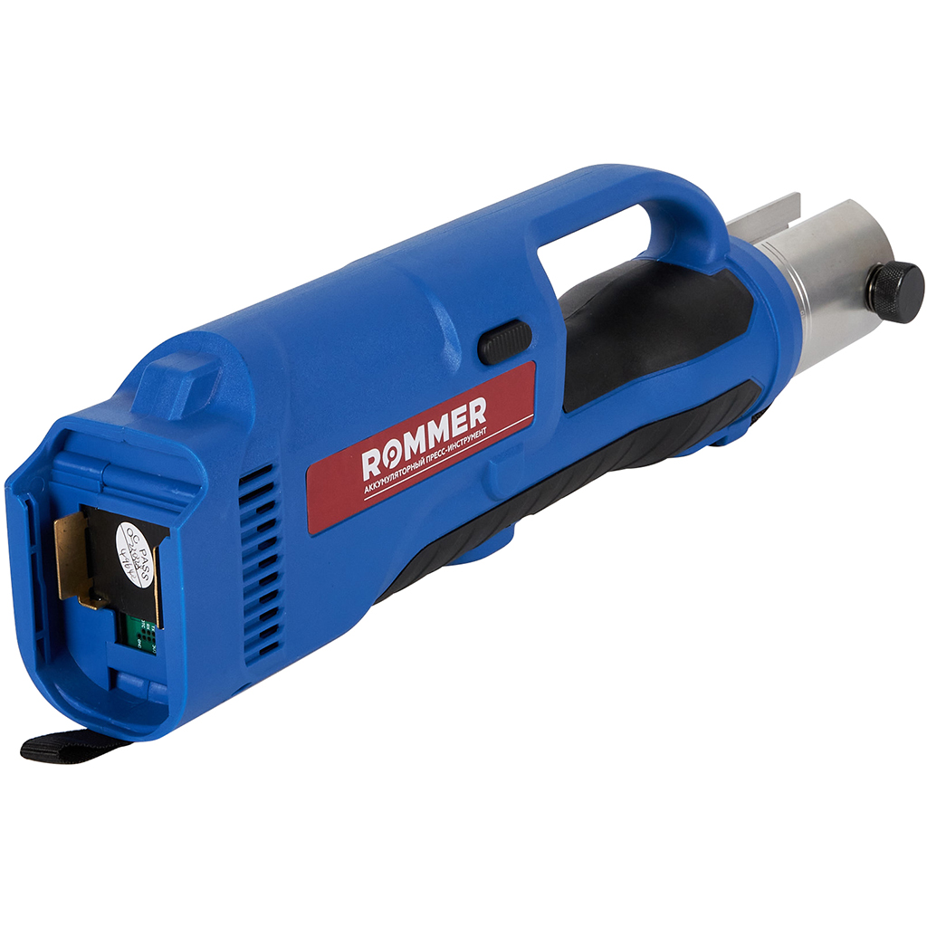 Набор пресс-инструмента ROMMER (пресс-инструмент, 2 аккумулятора 4.0 Ач, зарядное устройство, пластиковый чемодан), RPT-0001-012108