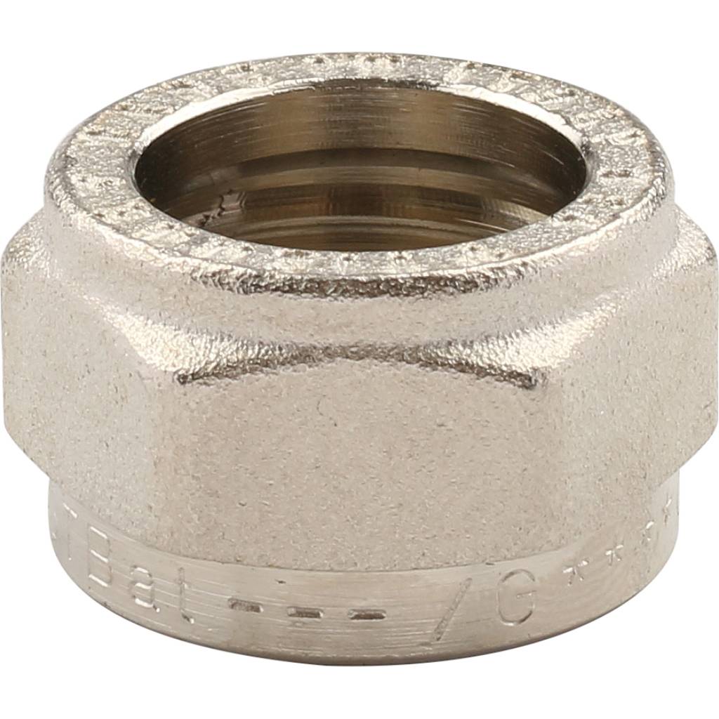 Муфта TIEMME с наружной резьбой (16х2.0х3/4) для металлопластиковых труб винтовой, 1600031