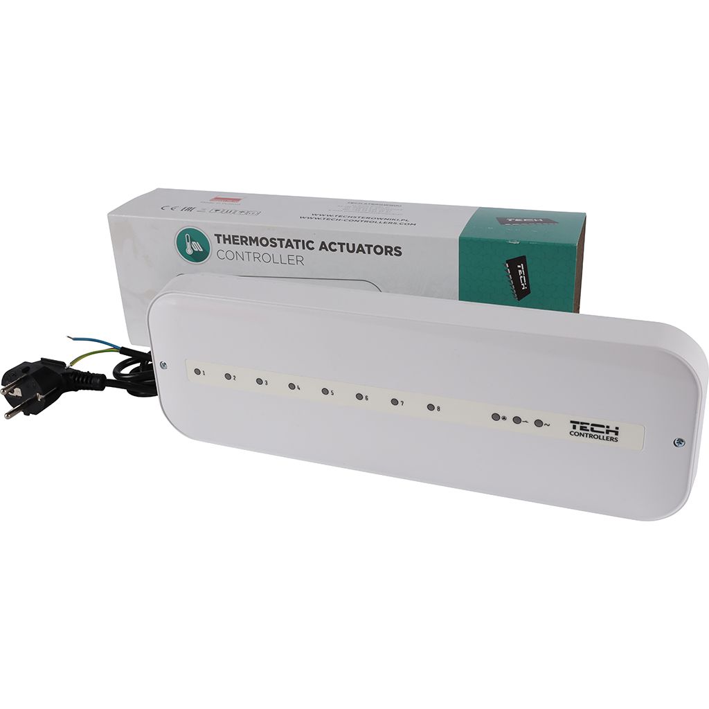 Проводной контроллер термостатических вентилей TECH L-5s вер. SLIM