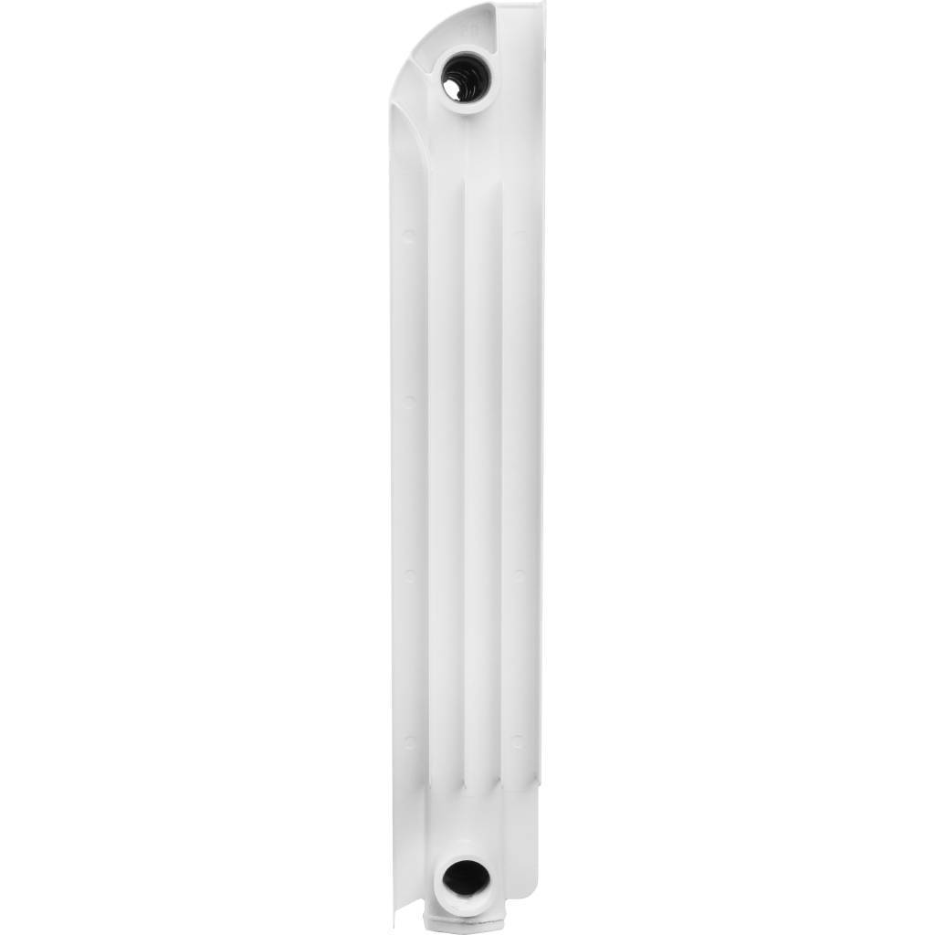 Радиатор алюминиевый Global VOX- R 500 8 секций боковое подключение (белый RAL 9010), VX05001008