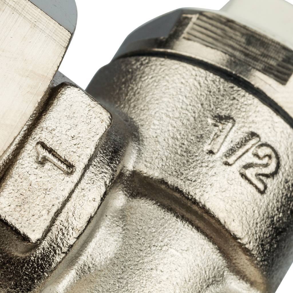 Регулируемый концевой фитинг STOUT с дренажным вентилем, ручной воздухоотводчик 1