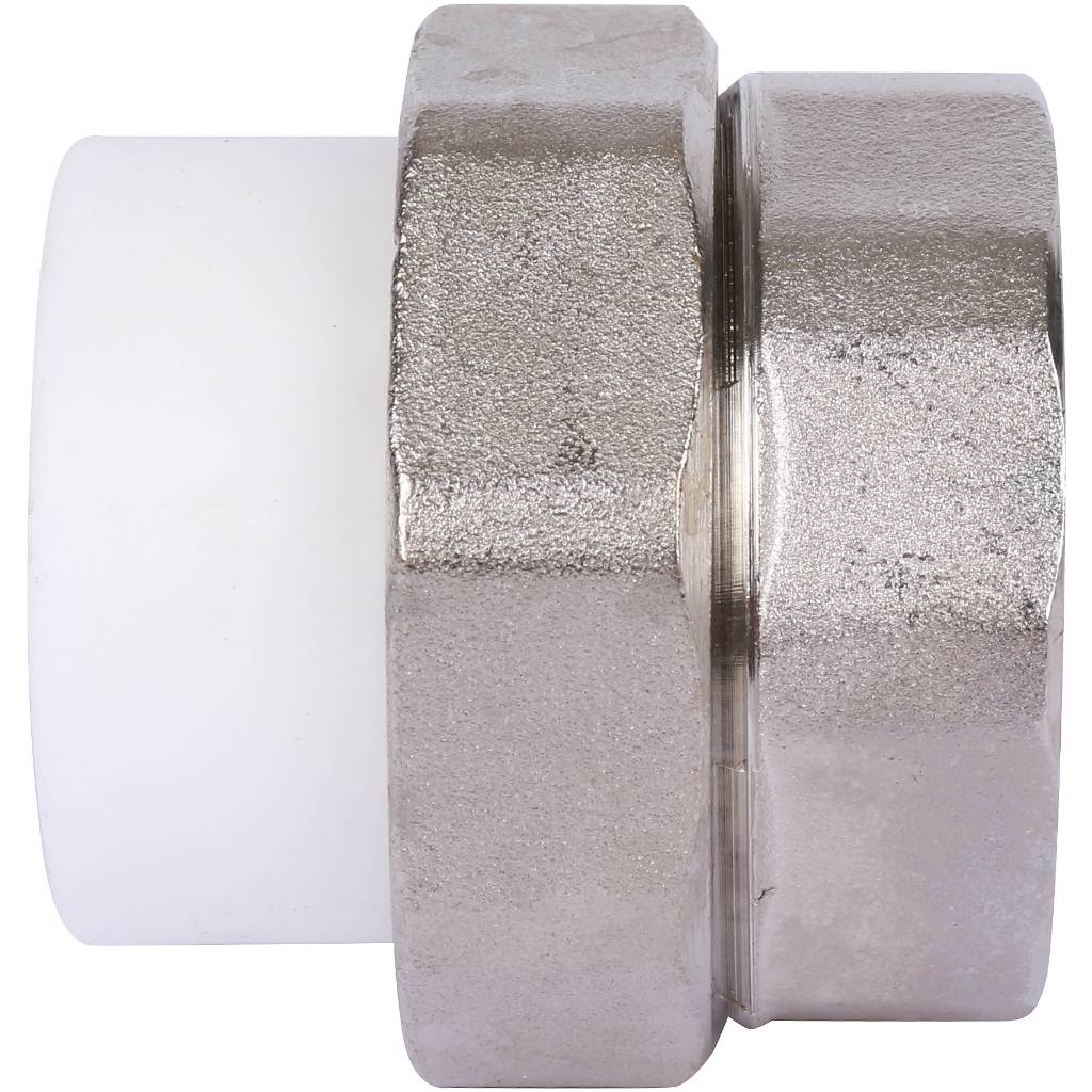 Муфта разъемная Kalde 32x1 1/4 с внутренней резьбой для полипропиленовых труб под сварку (цвет белый), 3252-tuf-321a00