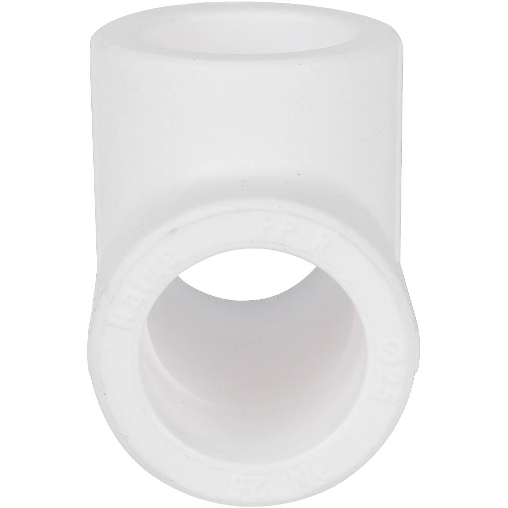 Тройник Kalde d=25 для полипропиленовых труб под сварку (цвет белый), R.3212-teo-250000