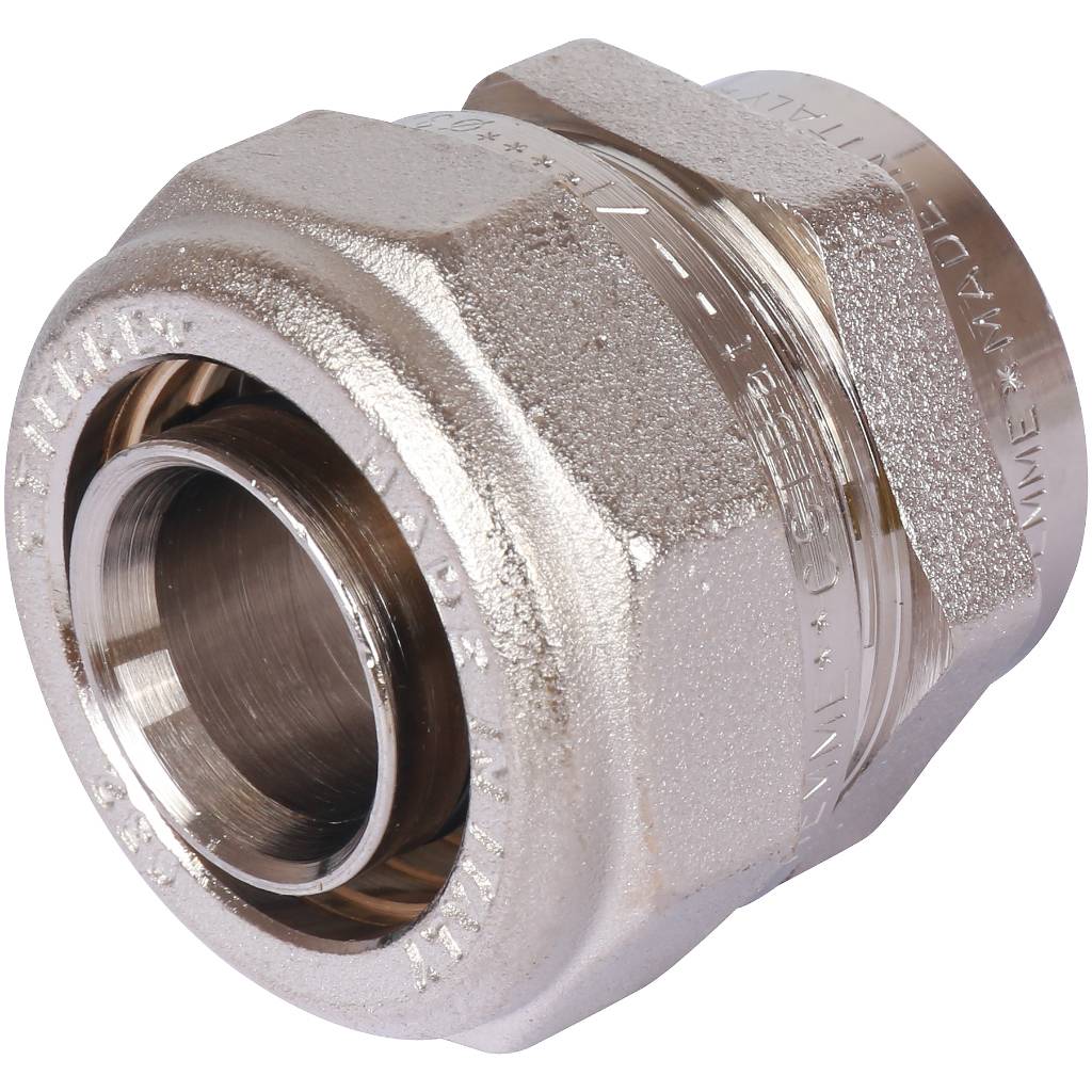 Муфта TIEMME с внутренней резьбой (32х3.0х1) для металлопластиковых труб винтовой, 1600039