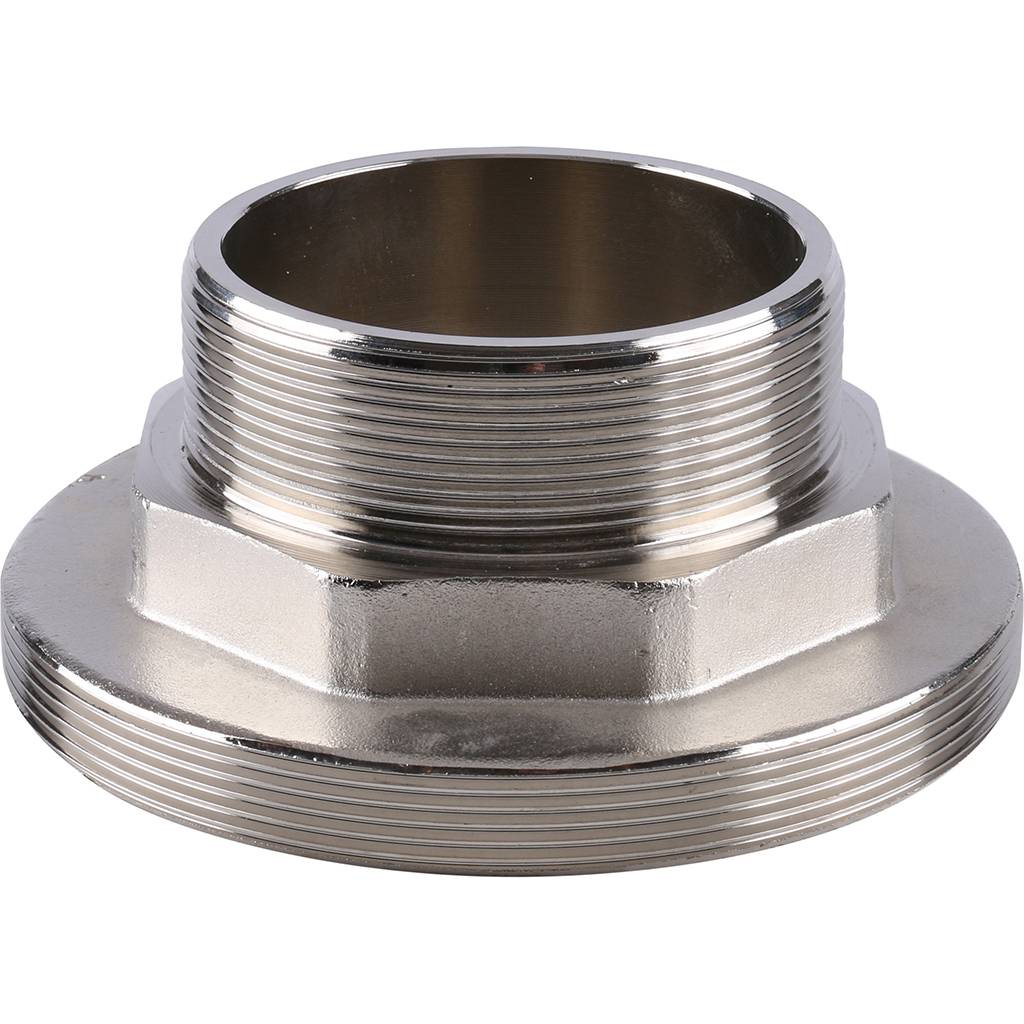 Муфта разъемная Kalde с наружной резьбой 90x3 для полипропиленовых труб под сварку (цвет белый), 3252-tum-903000