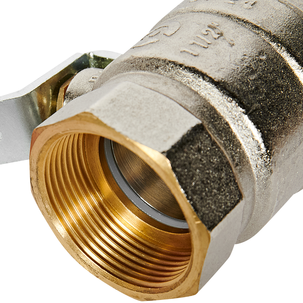 Кран шаровой ROMMER ВР/НР, ручка рычаг 1 1/2