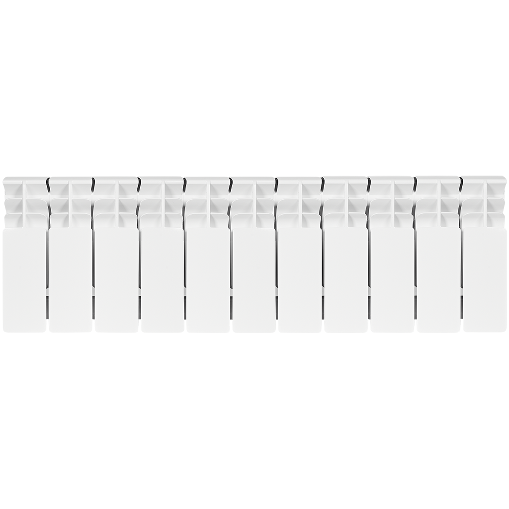 Радиатор биметаллический STOUT TITAN 200 11 секций боковое подключение (белый RAL 9016), SRB-3310-020011