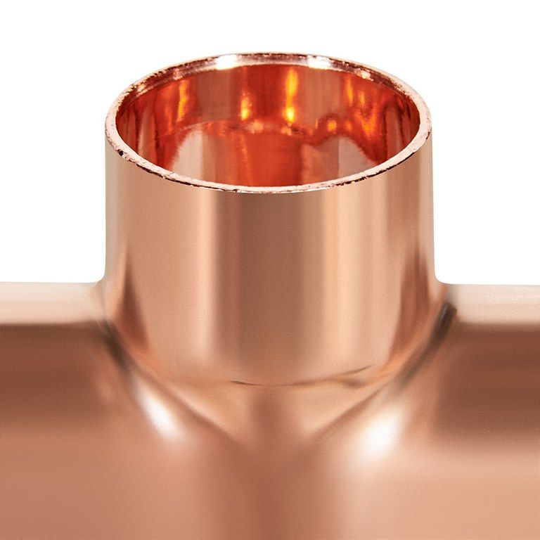 Тройник JINTIAN ВП 35x22x35 из меди под пайку JT-15130352235