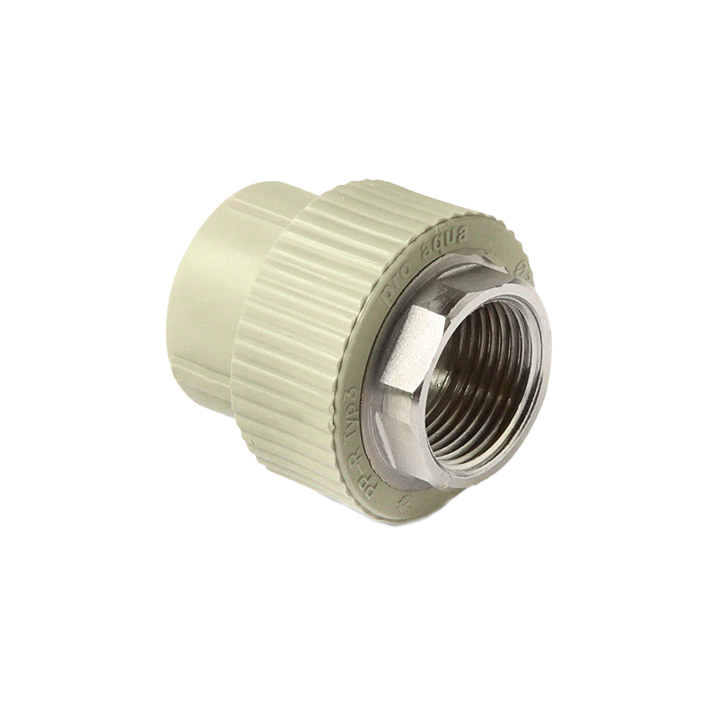 Муфта комбинированная Pro Aqua d=40-1.1/4 PP-R под ключ ВР Серая