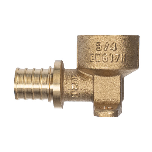 Водорозетка аксиальная, латунь, внутренняя резьба,20х3/4, желтый, RTP