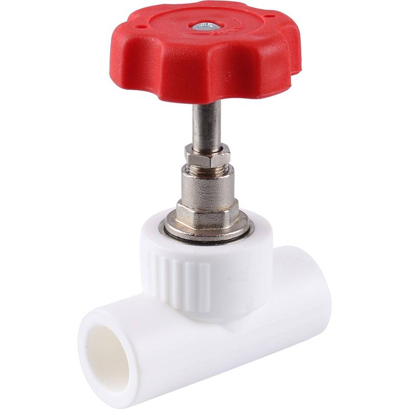 Вентиль Kalde d=40 для полипропиленовых труб под сварку (цвет белый), 3242-vlf-400000