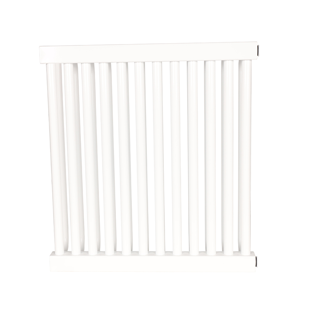 2-х трубчатый стальной радиатор ROMMER RST 2050/12 секций боковое подключение RAL9016, RST-205012-010