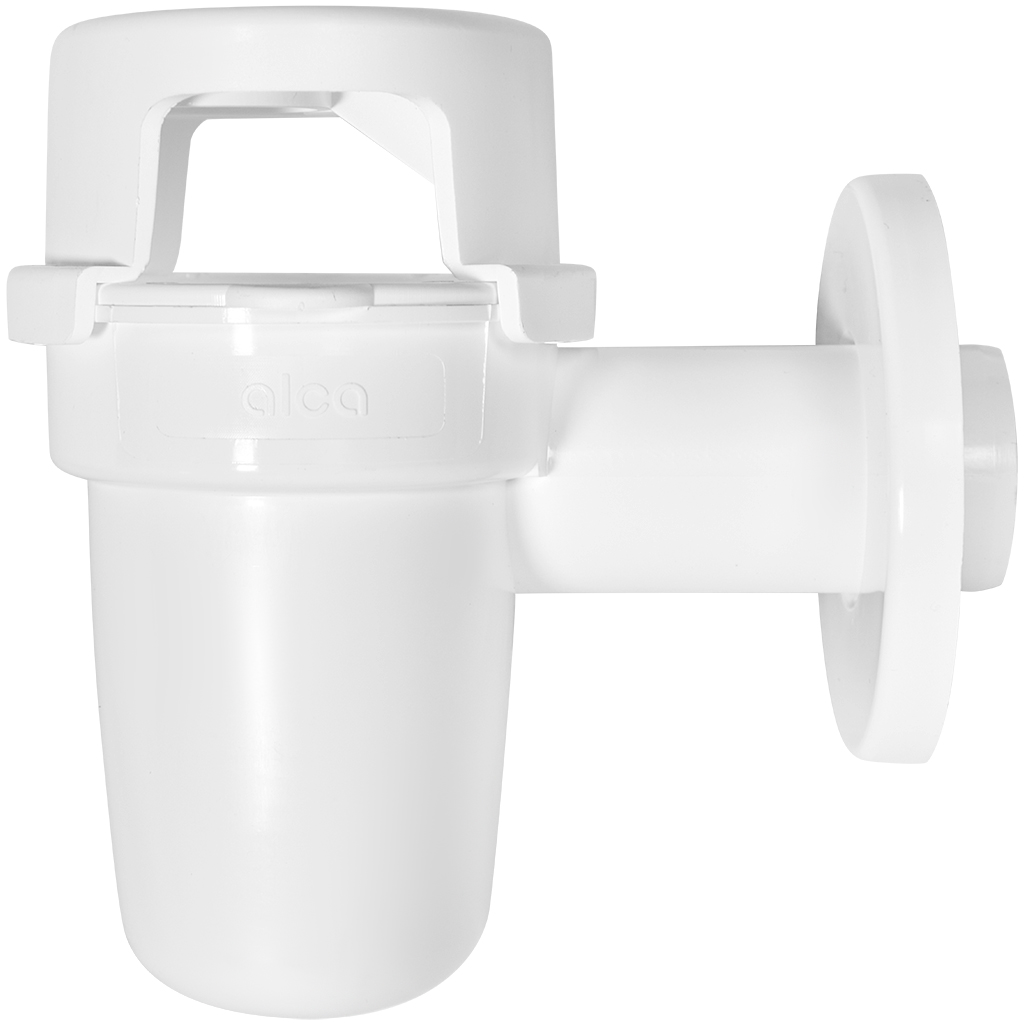 Воронка с шариком для сбрасываемого конденсата с держателем для трубок AlcaPlast DN32, AKS5