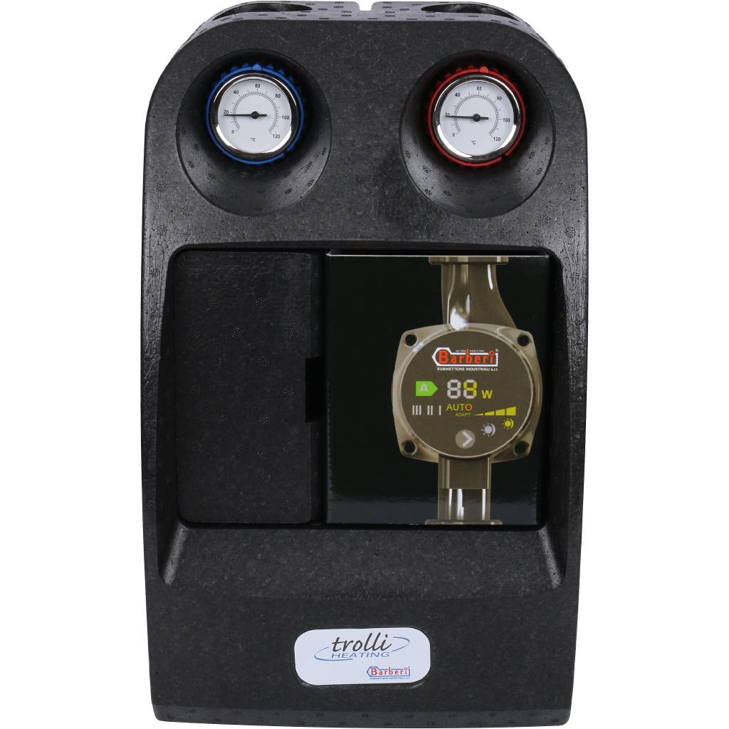 Насосная группа BARBERI с прямым контуром 1 без насоса в теплоизоляции