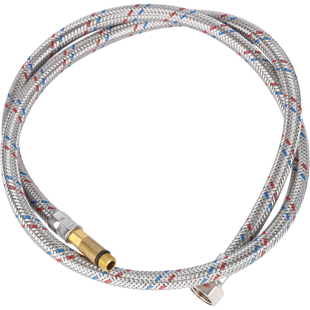 Гибкая подводка для воды STOUT M 10 (35мм) х ВР 3/8, длина 1200 мм, SHF-0040-351015