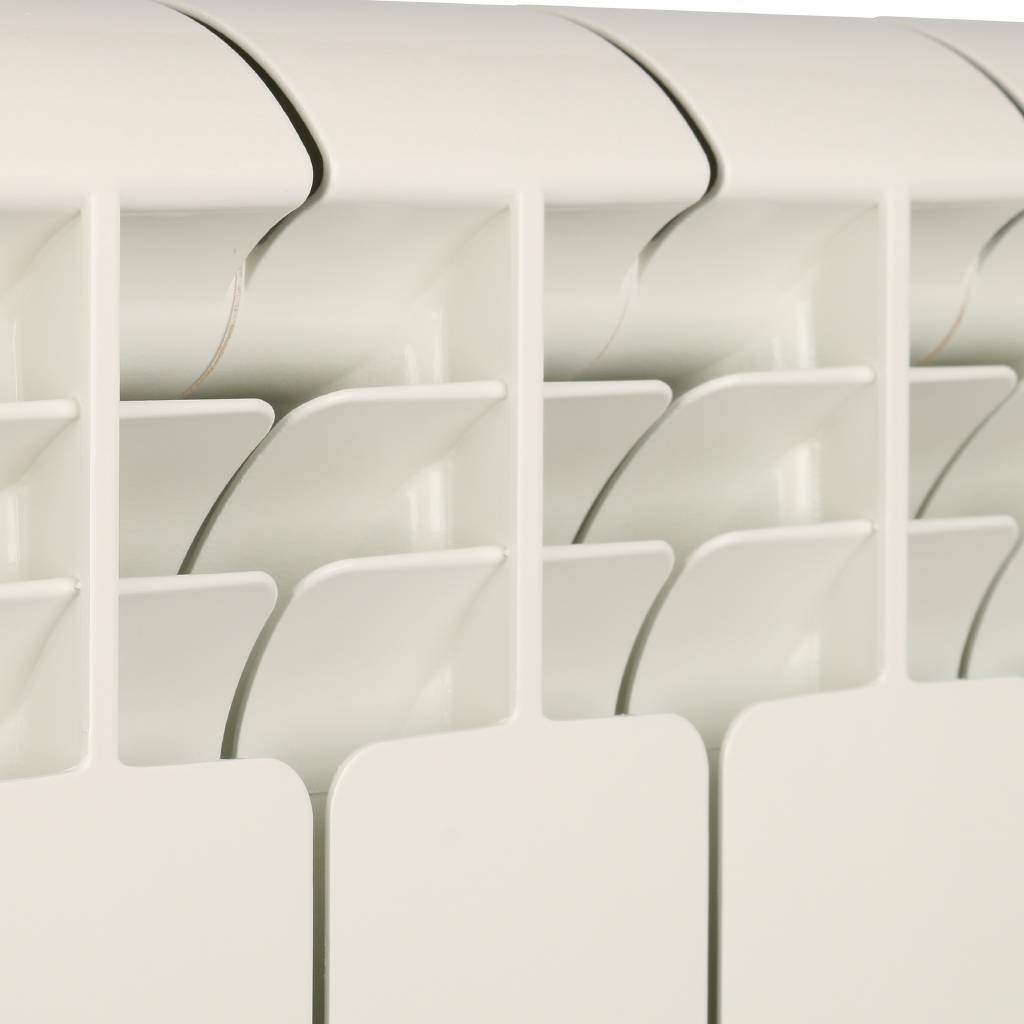 Радиатор алюминиевый Global ISEO 500 14 секций боковое подключение (белый RAL 9010), IS05001014