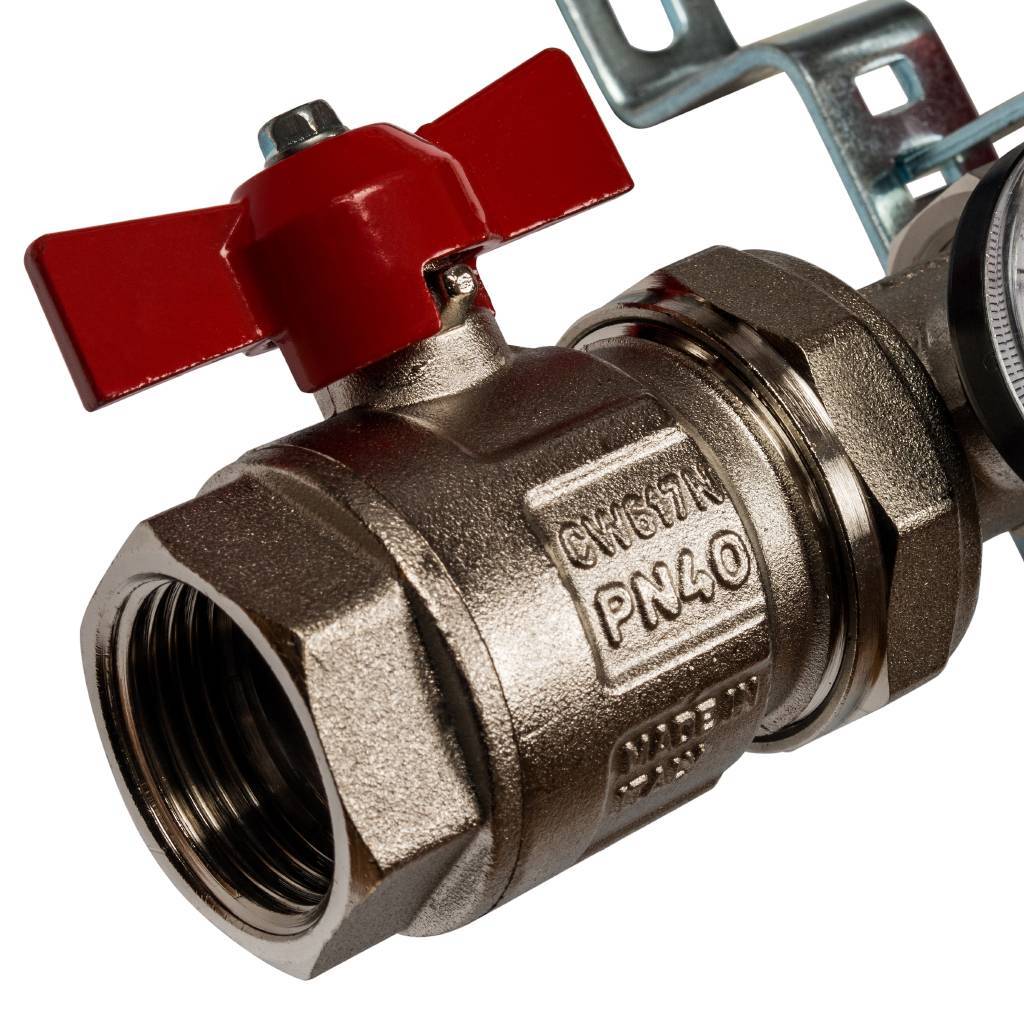 Коллектор из нержавеющей стали в сборе с расходомерами STOUT 11 выходов, SMS 0907 000011