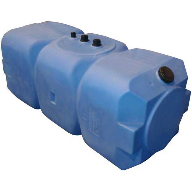 Танк АНИОН 800 л горизонт. с крышкой и сливом, Т800ГКЗ