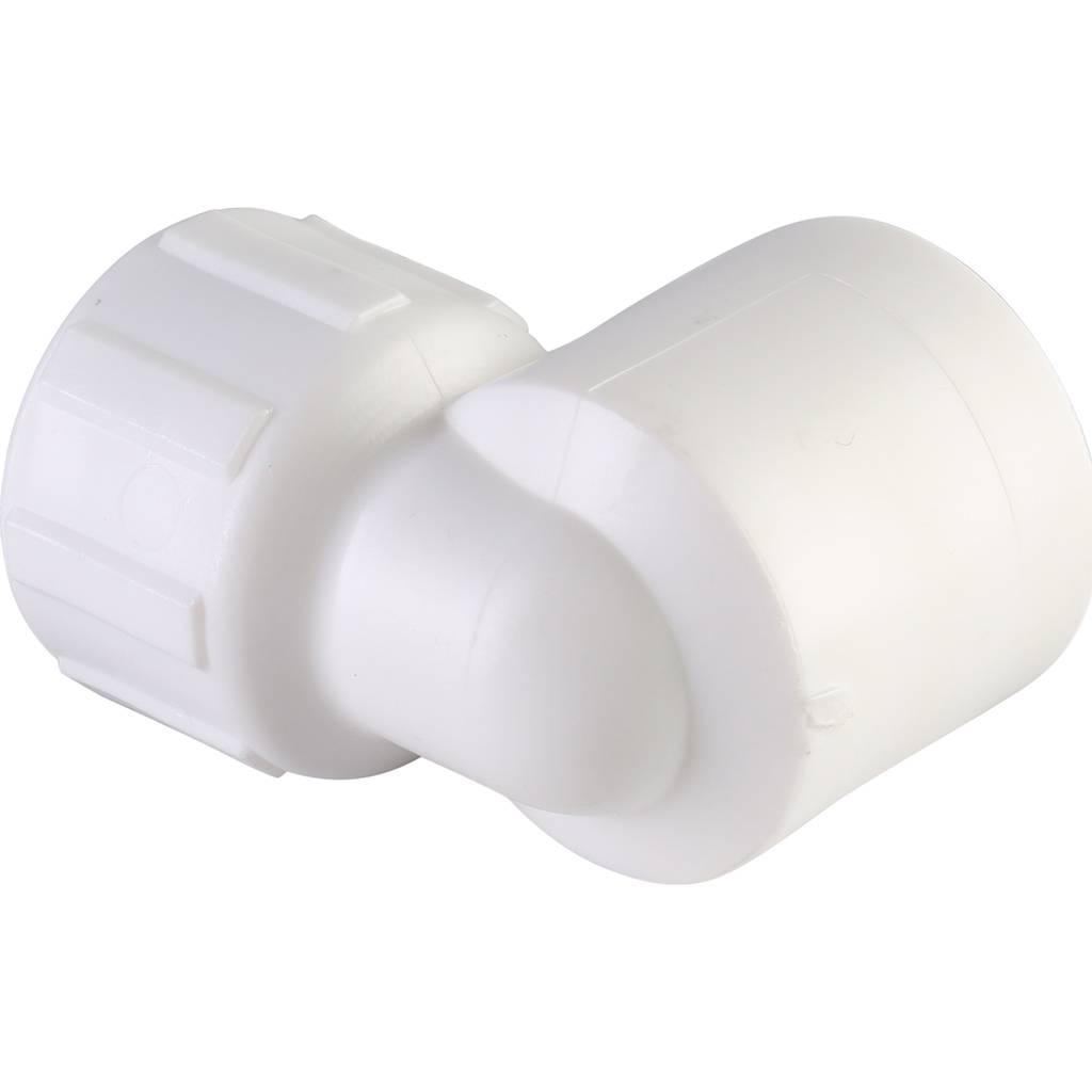Угольник Политэк 25x1/2 с внутренней резьбой для полипропиленовых труб под сварку (цвет белый), 9400002512