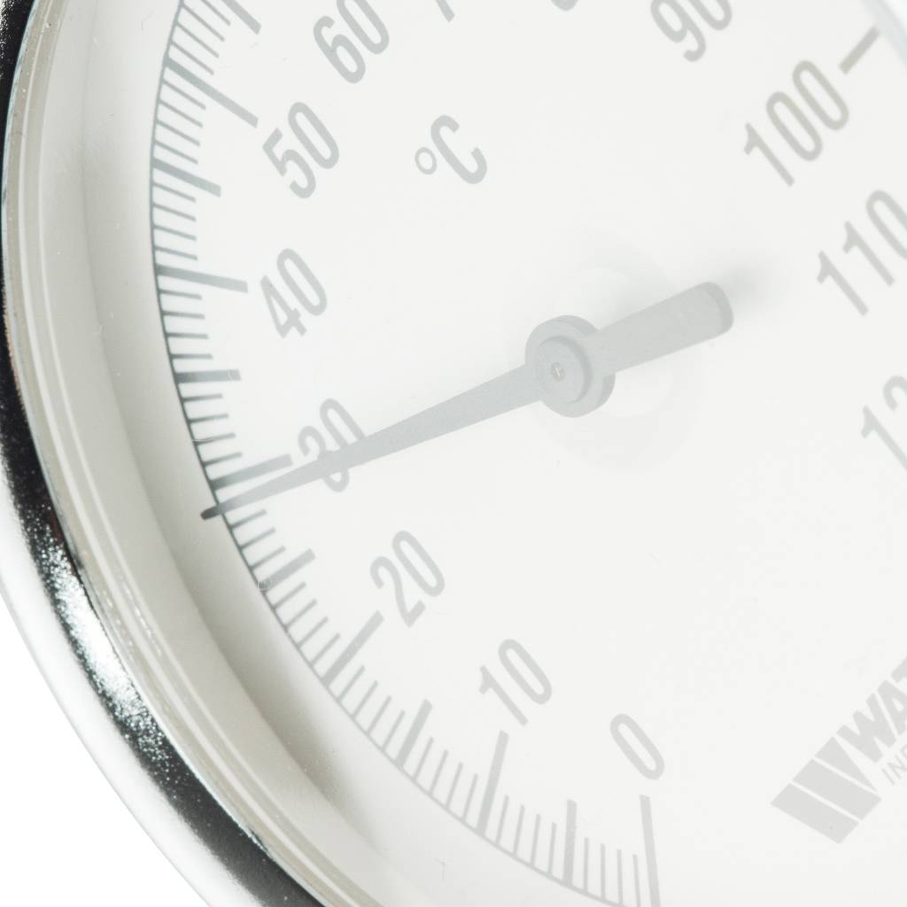 Термометр биметаллический WATTS с погружной гильзой 100 мм