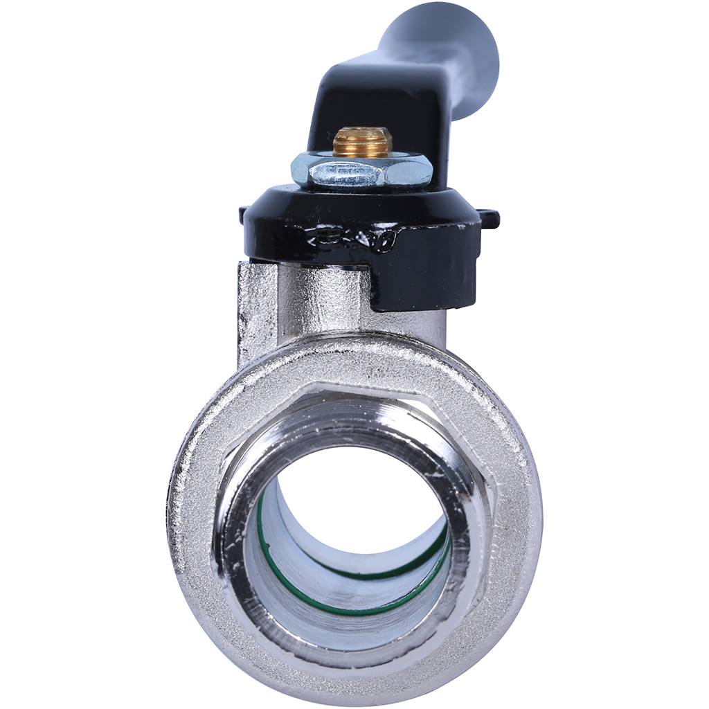 Кран шаровой BUGATTI Oregon (ручка-рычаг алюминий) нар-нар резьба 1, 03250028