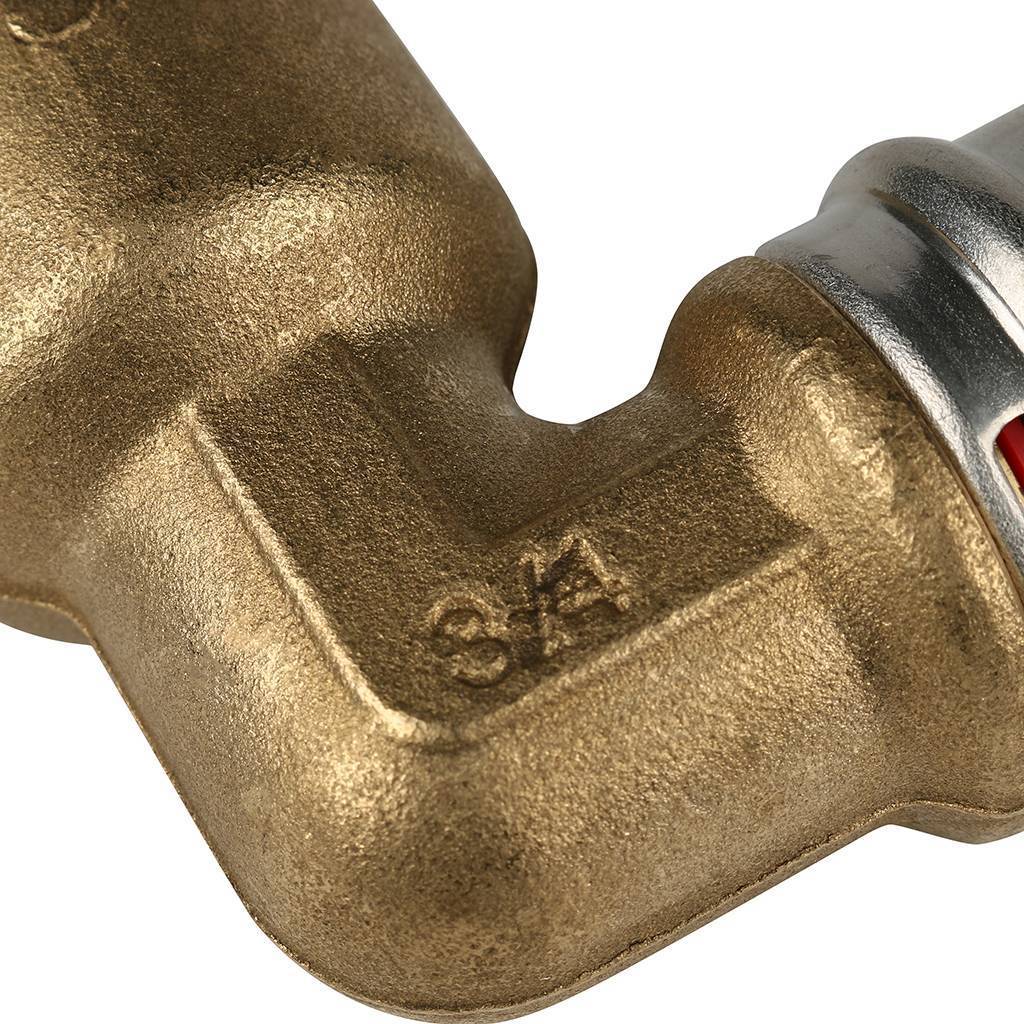 Угольник-переходник STOUT с внутренней резьбой 3/4 х26 для металлопластиковых труб прессовой, SFP-0010-003426