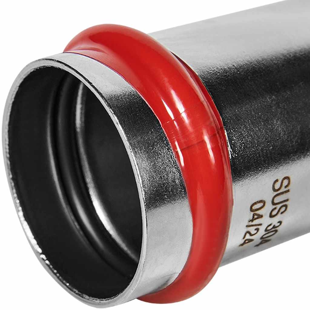 Муфта ROMMER надвижная ВПр, 35, из нержавеющей стали прессовой, RSS-1019-000035