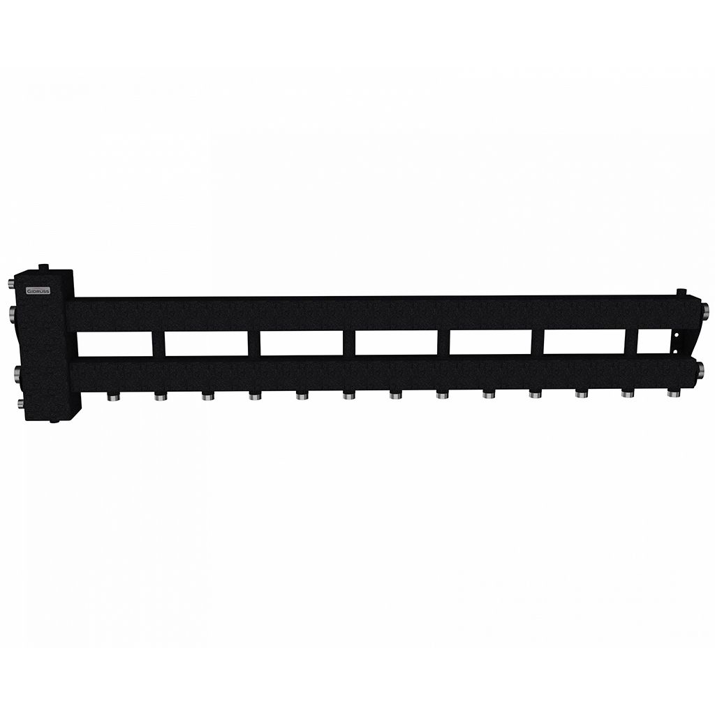 *BM 15060 21 GIDRUSS BM-150-7D (до 150 кВт, подкл. котла G 1 1/2, 6 контуров G 1 + 1 боковой контур G 1 1/2)