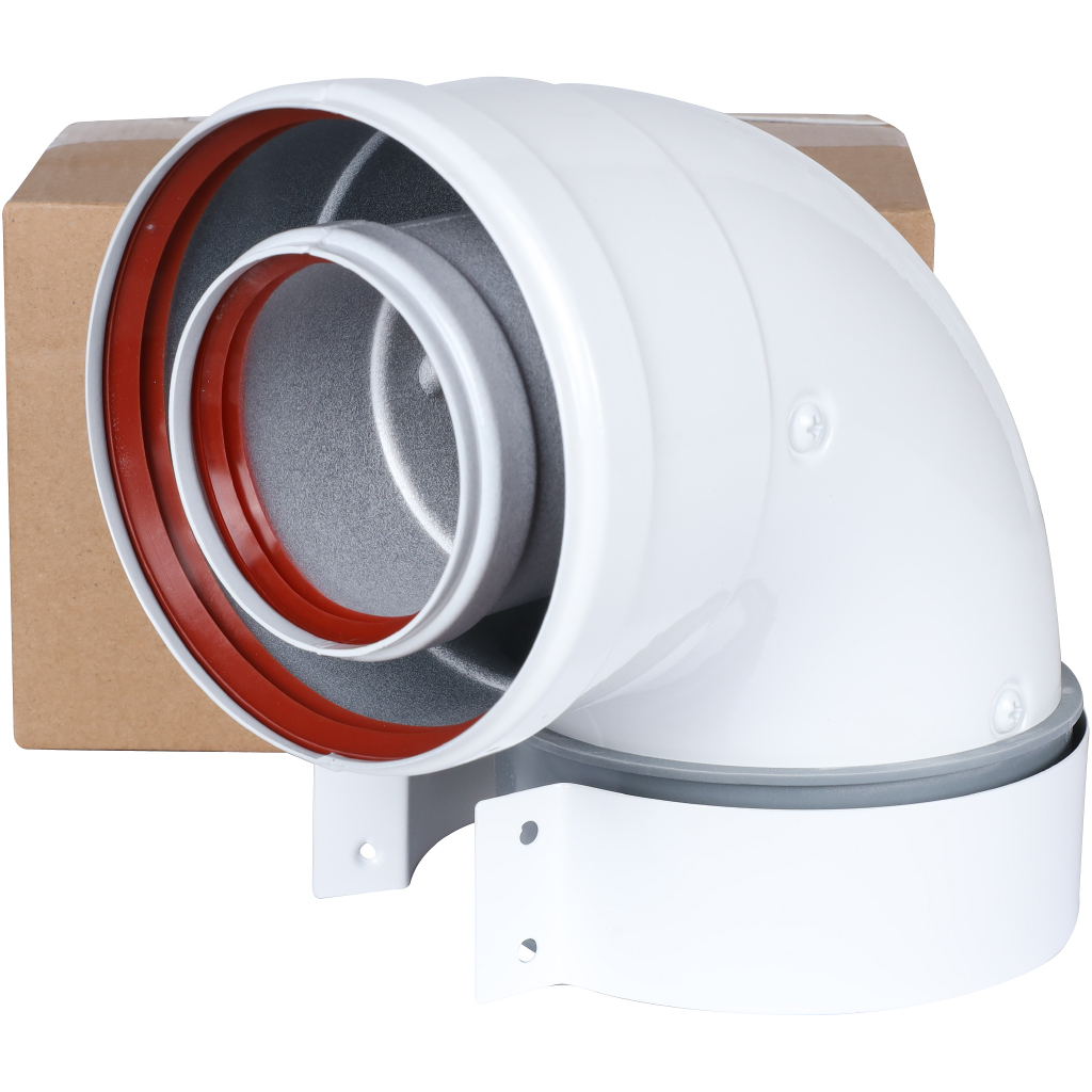 Коаксиальный отвод Baxi 90° для всех котлов кроме ECO Classic / ECO Nova, диам. 60/100 мм, MT71410142