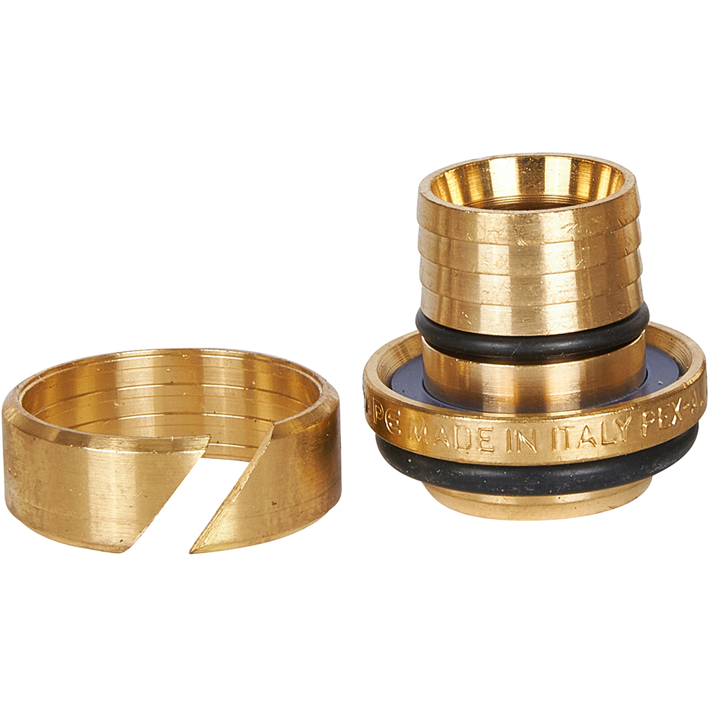 Тройник STOUT равнопроходный 26х26х26 для металлопластиковых труб винтовой, SFS-0009-000026