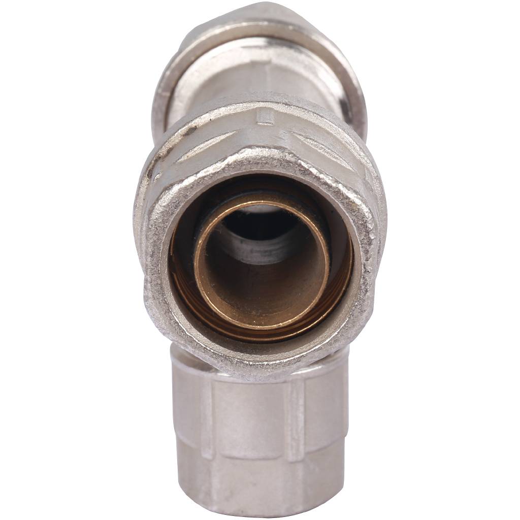 Тройник переходной Prandelli Multyrama (26.3х20.2х26.3) для металлопластиковых труб винтовой, 103.31.64.6